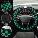 Tanjiro Demon Slayer Premium Car Steering Wheel Cover Style 1 Nearkii