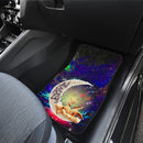 Cute Eevee Pokemon Couple Love You To The Moon Galaxy Car Mats Nearkii