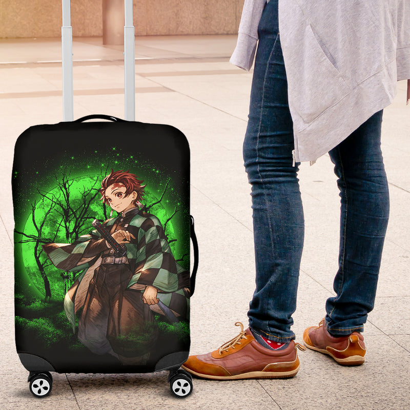 Tanjiro Demon Slayer Moonlight Luggage Cover Suitcase Protector Nearkii