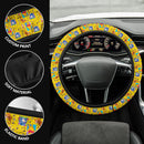Winnie The Pooh Print Christmas Premium Custom Car Steering Wheel Cover Nearkii