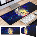 Pikachu Pokemon Sleep Love You To The Moon Galaxy Mouse Mat Nearkii