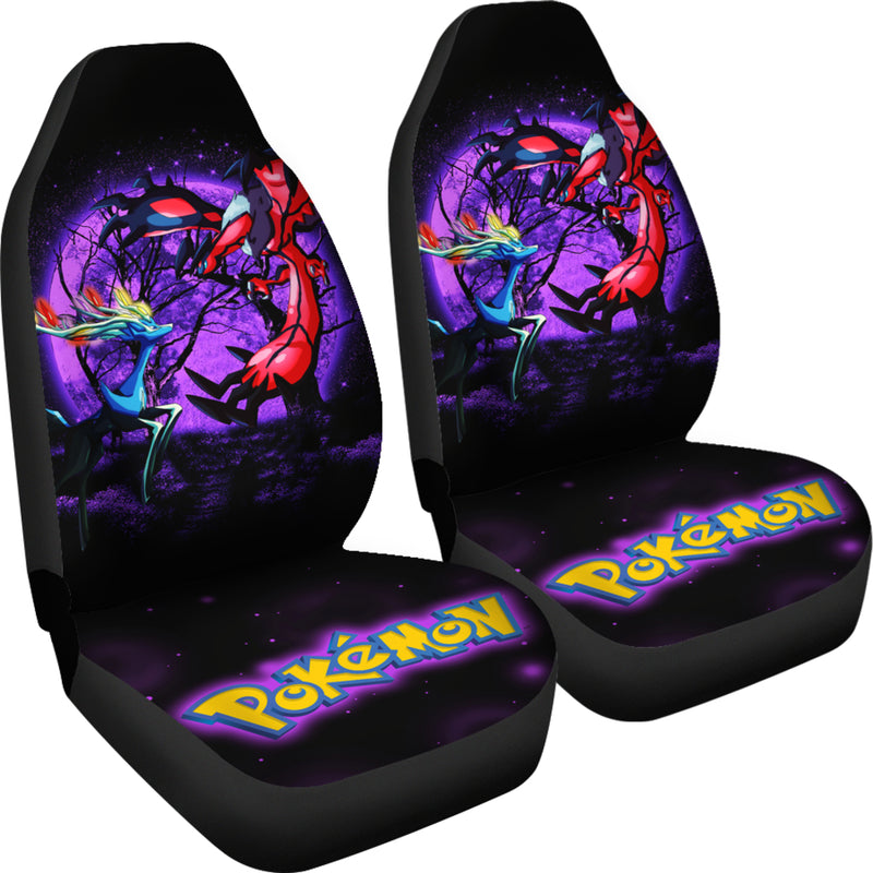 PokeMon X Y Yveltal And Xerneas Moonlight Premium Custom Car Seat Covers Decor Protectors Nearkii