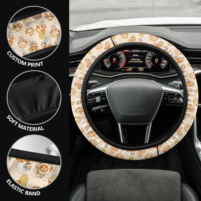 Star Wars BB8 Steering Wheel Cover Premium Car Steering Wheel Cover Nearkii