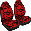 Red And Black Camouflage Luxury Premium Premium Custom Car Premium Custom Car Seat Covers Decor Protectors Decor Protector Nearkii