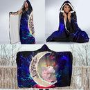 Darling In The Franxx Hiro And Zero Two Love You To The Moon Galaxy Economy Hooded Blanket Nearkii