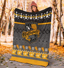 Harry Potter Hufflepuff Ugly Christmas Custom Blanket Home Decor Nearkii
