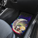 Zenitsu And Nezuko Chibi Demon Slayer Love You To The Moon Galaxy Car Mats Nearkii
