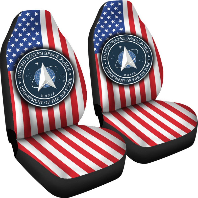 Best United States Space Force Premium Custom Car Seat Covers Decor Protector Nearkii