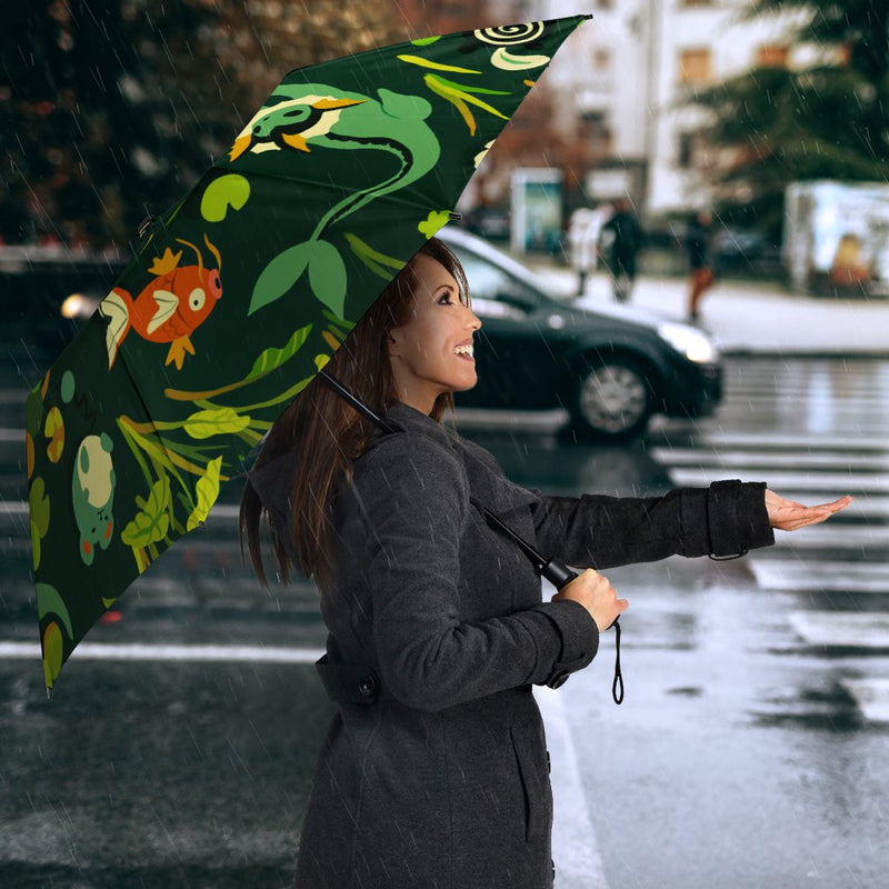 Pokemon Green Glass Umbrella Nearkii