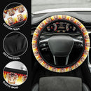 Cute Rengoku Kyojuro Chipi Demon Slayer Anime Car Steering Wheel Cover 1 Nearkii
