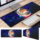 Cute Hinata Haikyuu Love You To The Moon Galaxy Mouse Mat Nearkii