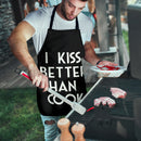I Kiss Better Than I Cook Custom Apron Best Gift For Anyone Who Loves Cooking Nearkii