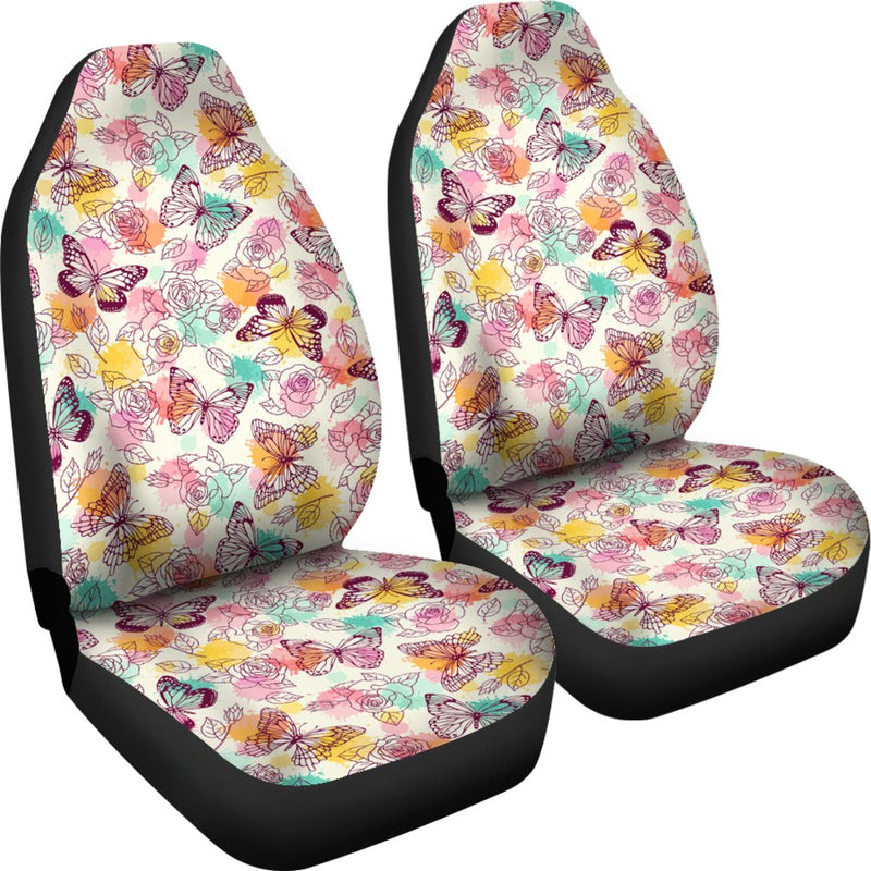 Best Butterfly Pattern Premium Custom Car Seat Covers Decor Protector Nearkii