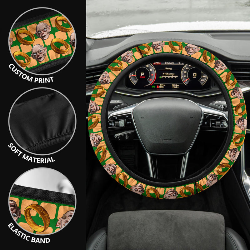 Lord Gollum One Ring Premium Custom Car Steering Wheel Cover Nearkii