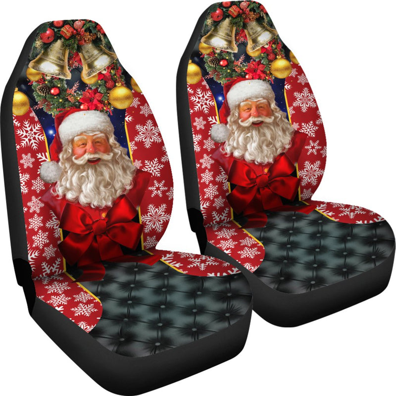 Santa Claus Premium Custom Car Premium Custom Car Seat Covers Decor Protectors Decor Protector Nearkii