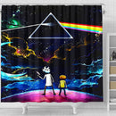 Rick And Morty Galaxy Shower Curtain Nearkii