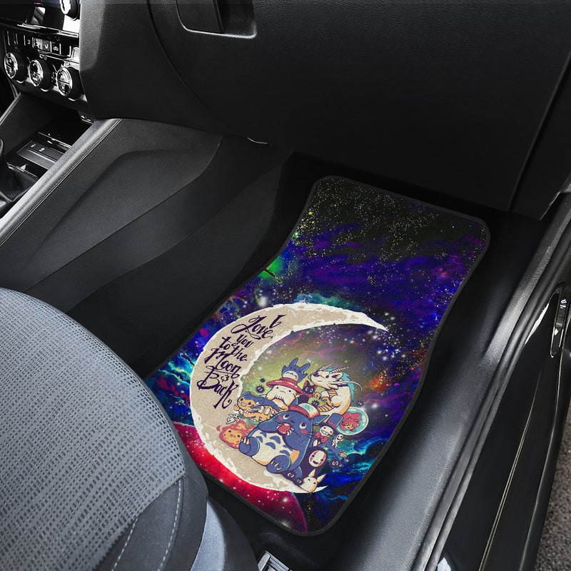 Ghibli Character Love You To The Moon Galaxy Car Mats Nearkii