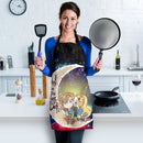 Legend Of Zelda Couple Chibi Couple Love You To The Moon Galaxy Custom Apron Best Gift For Anyone Who Loves Cooking
