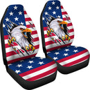 Best Bald Eagle USA Flag Premium Custom Car Seat Covers Decor Protector Nearkii
