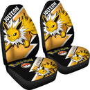 Jolteon Car Seat Covers Custom Anime Pokemon Car Accessories Nearkii