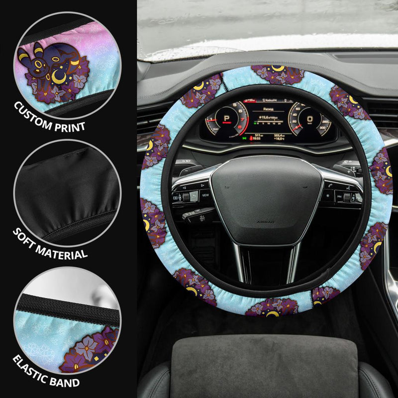 Umbreon Pokemon Car Steering Wheel Cover Nearkii