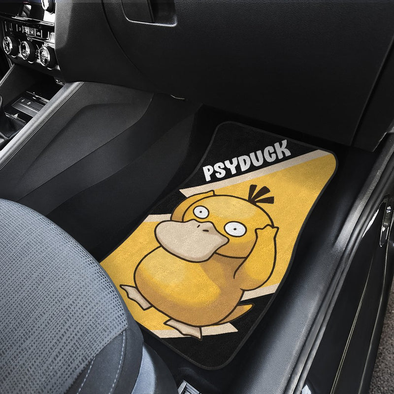 Psyduck Car Floor Mats Custom Anime Pokemon Car Interior Accessories Nearkii