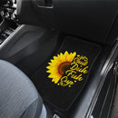 Sunflowers Shut Duh Fuh Up Front And Back Car Mats (Set Of 4) Nearkii