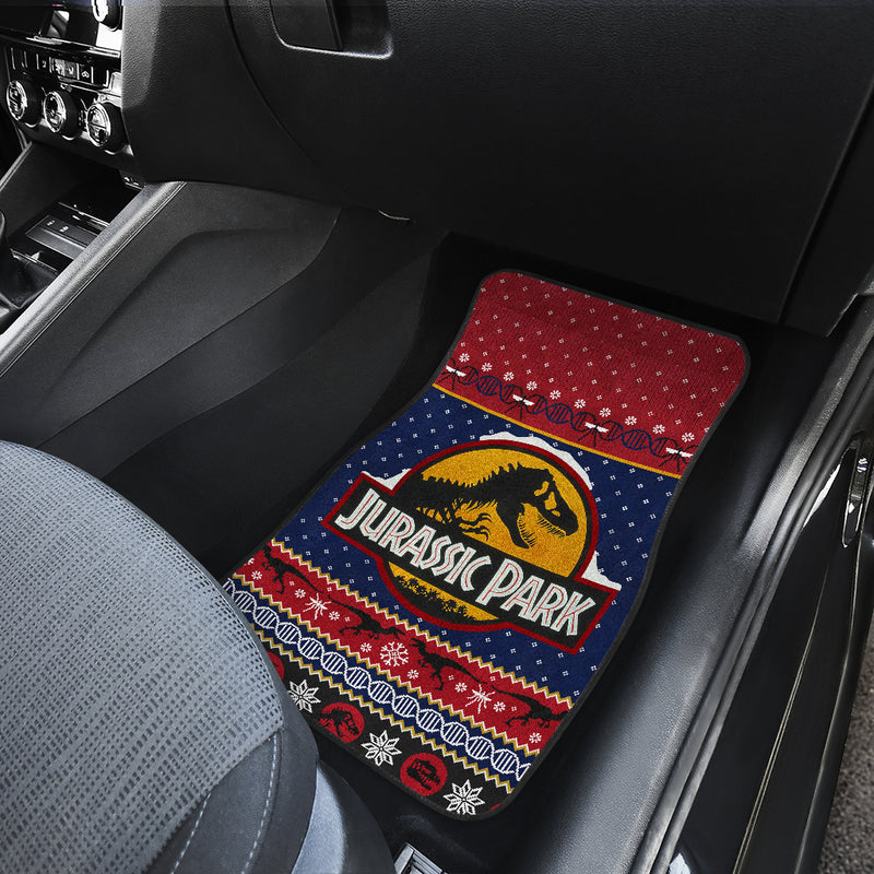 Jurassic Park Christmas Car Floor Mats Car Accessories Nearkii