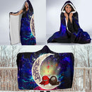 Among Us Couple Love You To The Moon Galaxy Economy Hooded Blanket Nearkii