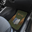 Attack On Titan Logo Car Floor Mats Anime Car Accessories Nearkii