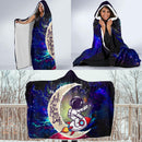 Astronaut Chibi Love You To The Moon Galaxy Economy Hooded Blanket Nearkii