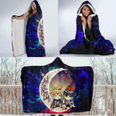 Hinata And Tobio Haikyuu Love You To The Moon Galaxy Economy Hooded Blanket Nearkii