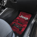 Red Jeep Camouflage Car Floor Mats Car Accessories Nearkii