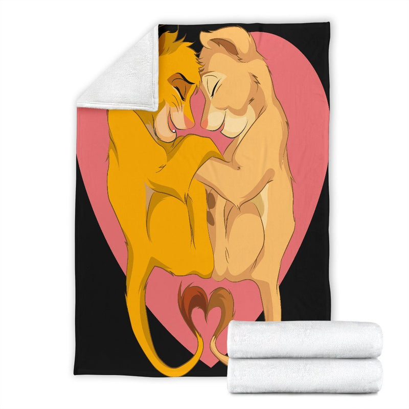 Lion Love Premium Blanket Nearkii