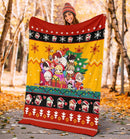 Red Yellow Bts Christmas Blanket Amazing Gift Idea Nearkii