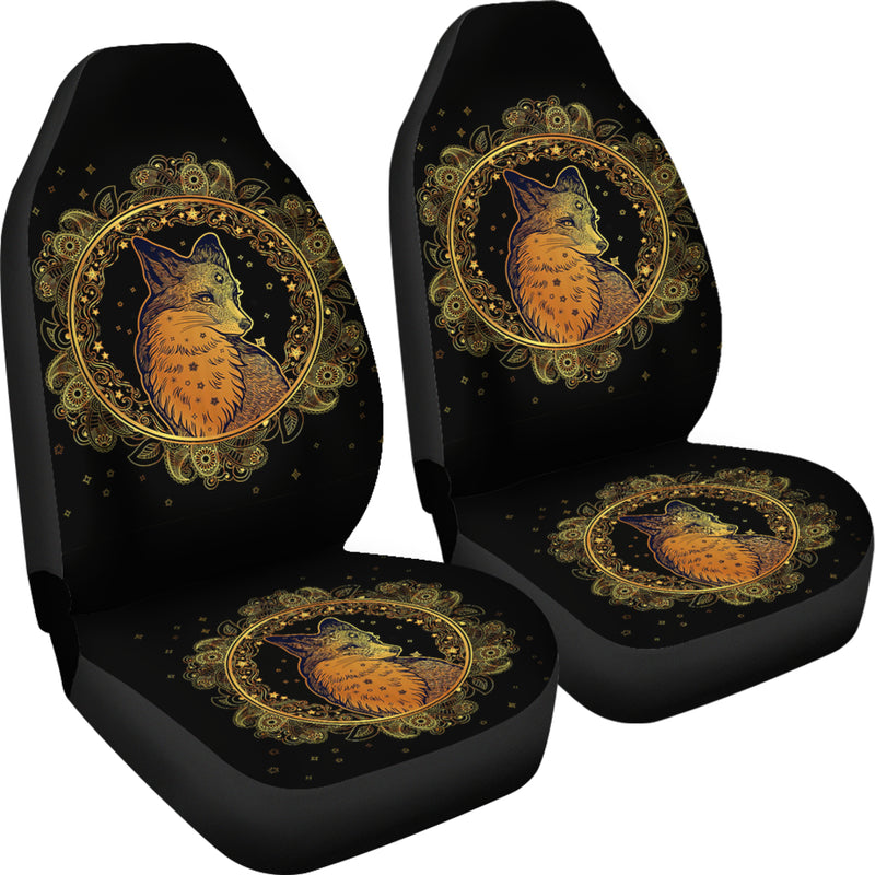 Fox Mandala Premium Custom Car Seat Covers Decor Protectors Nearkii