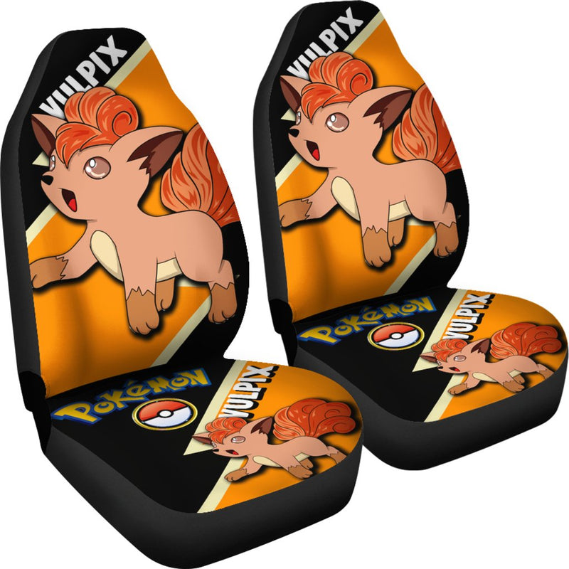 Vulpix Car Seat Covers Custom Anime Pokemon Car Accessories Nearkii