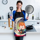 Cute Hinata Haikyuu Love You To The Moon Galaxy Custom Apron Best Gift For Anyone Who Loves Cooking