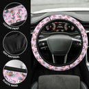 Unicorn Pink Rainbow Cute Premium Car Steering Wheel Cover Nearkii