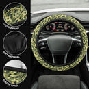 Camouflage Military US Army Green Premium Car Steering Wheel Cover Nearkii