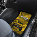 Yellow Jeep Camouflage Car Floor Mats Car Accessories Nearkii