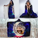 Up Couple Love You To The Moon Galaxy Economy Hooded Blanket Nearkii