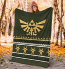 Legend Of Zelda Sign Ugly Christmas Custom Blanket Home Decor Nearkii