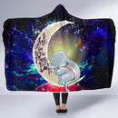 Dumbo Elephant Love You To The Moon Galaxy Economy Hooded Blanket Nearkii