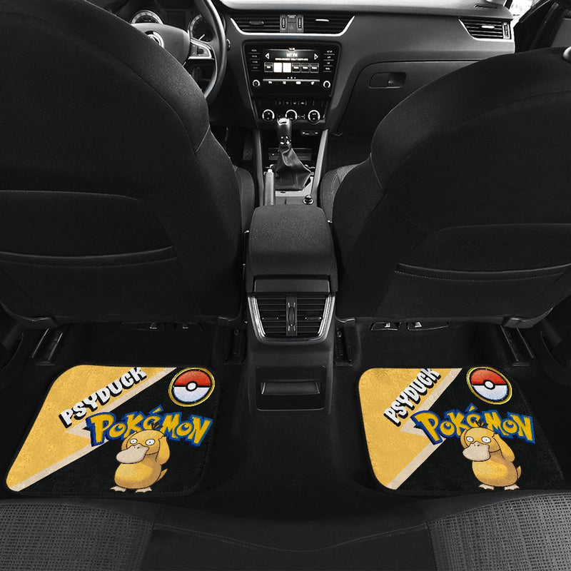 Psyduck Car Floor Mats Custom Anime Pokemon Car Interior Accessories Nearkii