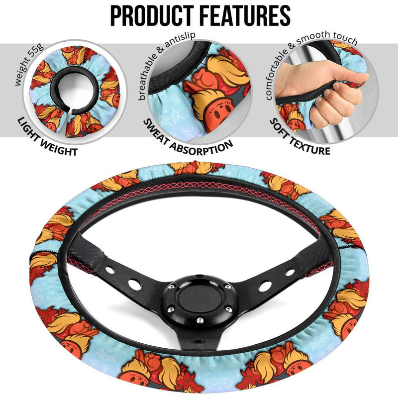 Flareon Pokemon Car Steering Wheel Cover Nearkii