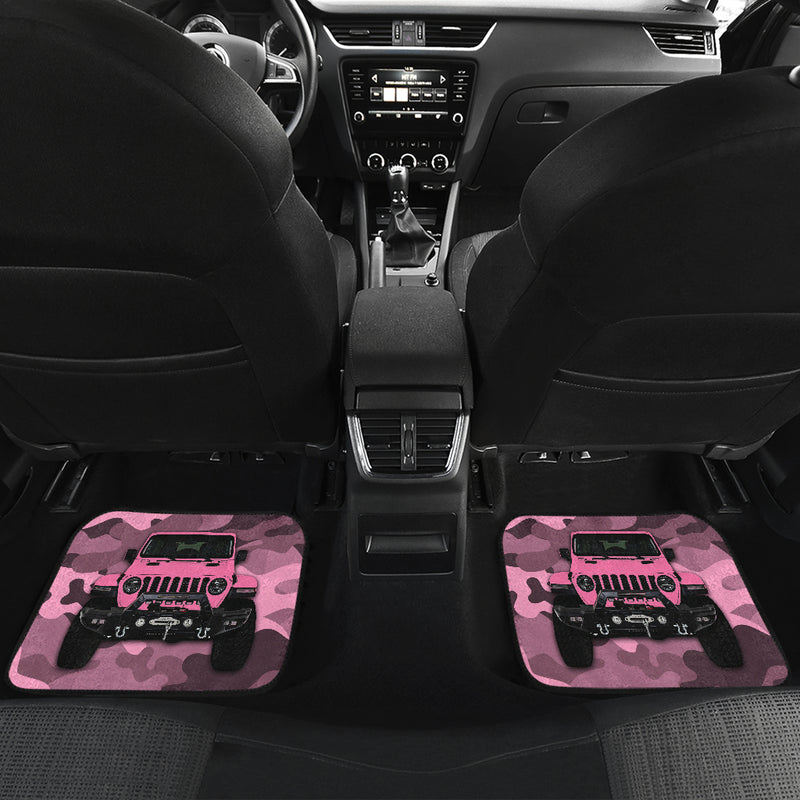 Pink Jeep Camouflage Car Floor Mats Car Accessories Nearkii