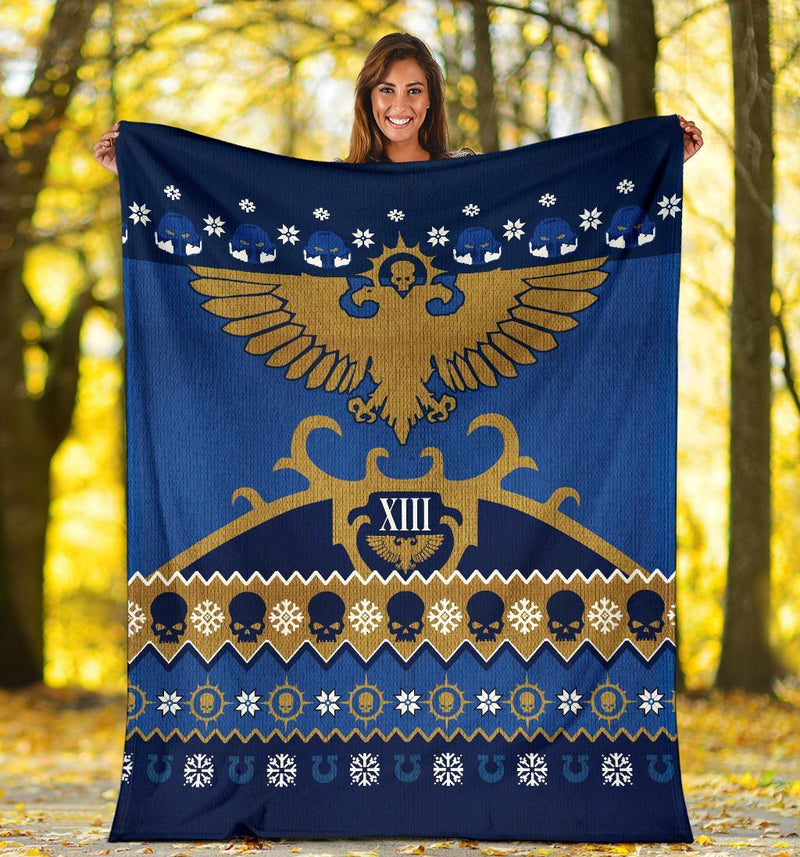 Eagle Sign Ugly Christmas Custom Blanket Home Decor Nearkii