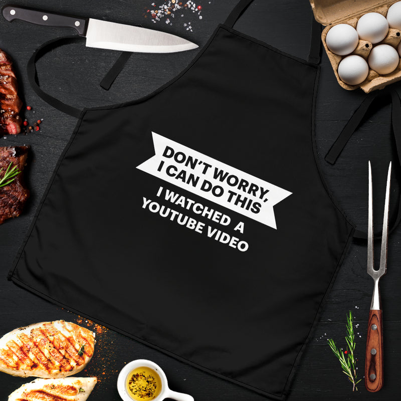 Don't Worry I Can Do This Custom Apron Gift for Cooking Guys