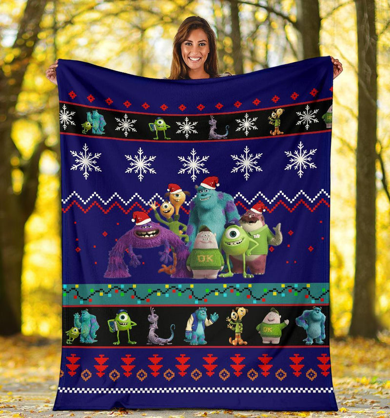 Monsters University Christmas Blanket Amazing Gift Idea Nearkii